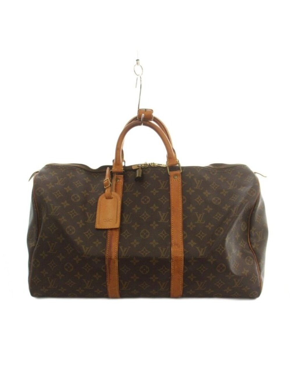 Louis Vuitton Keepall 50 Monogram Boston Bag Brown